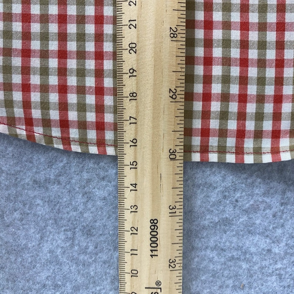 Patagonia Shirt Mens L Organic Cotton Gingham Check Short Sleeve Button Up - Picture 8 of 9